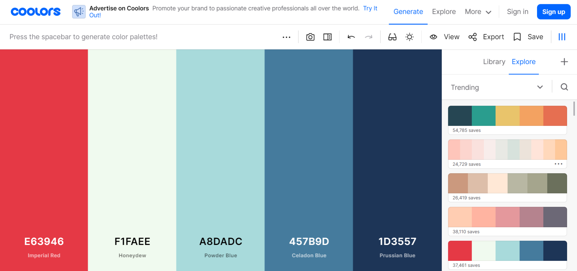 Membuat Palet Warna • Nural Learning